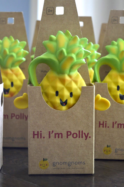 POLLY PINEAPPLE™ A Teether That Soothes and Is Helping to Give Back